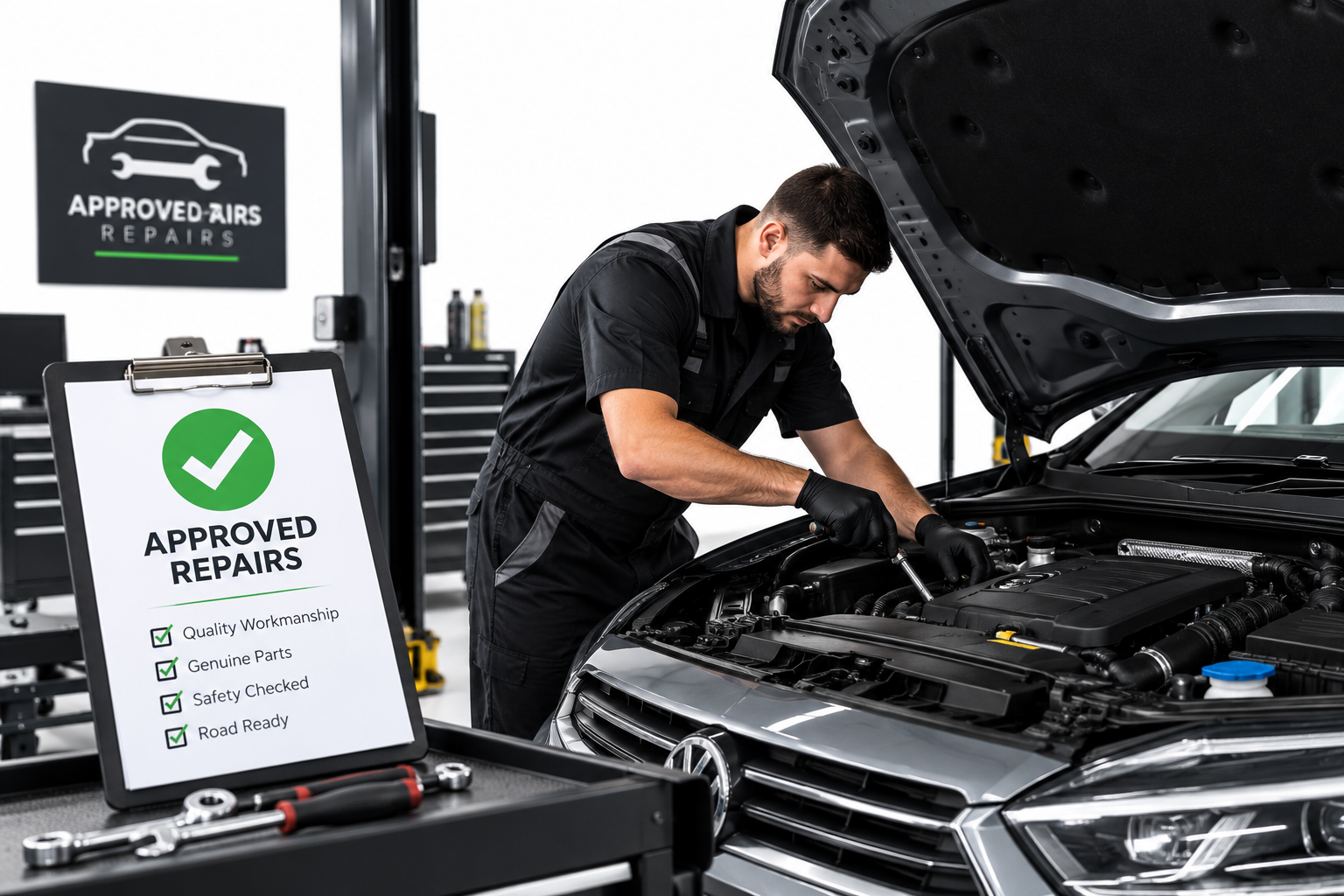 Approved vehicle repair