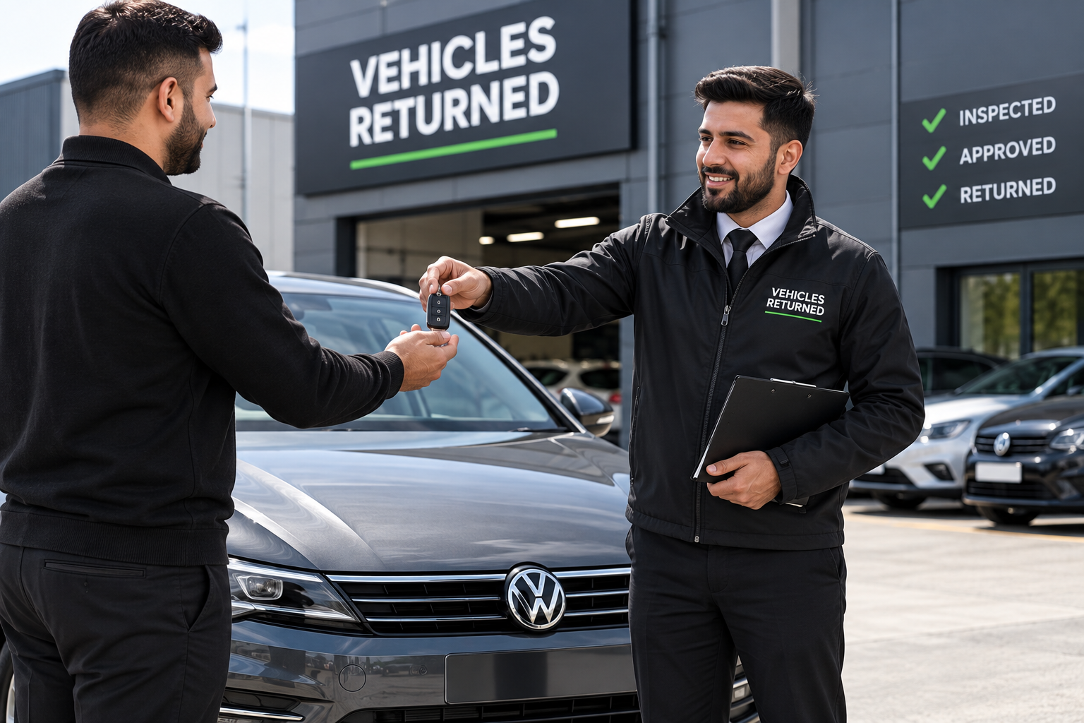 Vehicle returned after repair